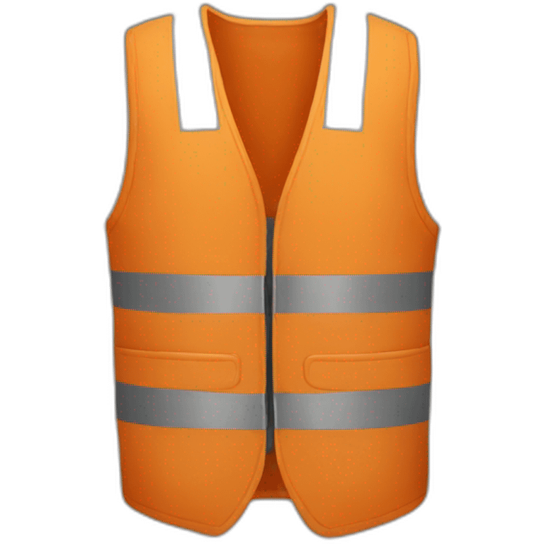 orange vest emoji