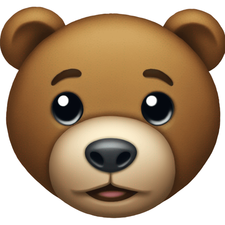 Brown Teddy bear emoji