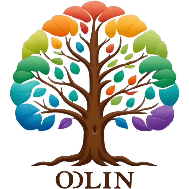 created a highly detailed but manly looking family genealogy logo with multiple colors and make sure to include the name Odlin emoji