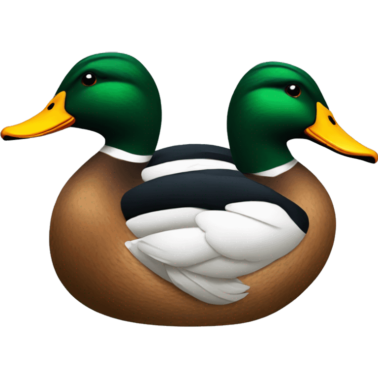 Mallard ducks emoji