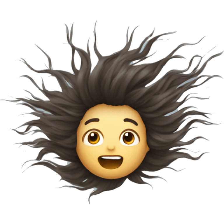 falling hair emoji