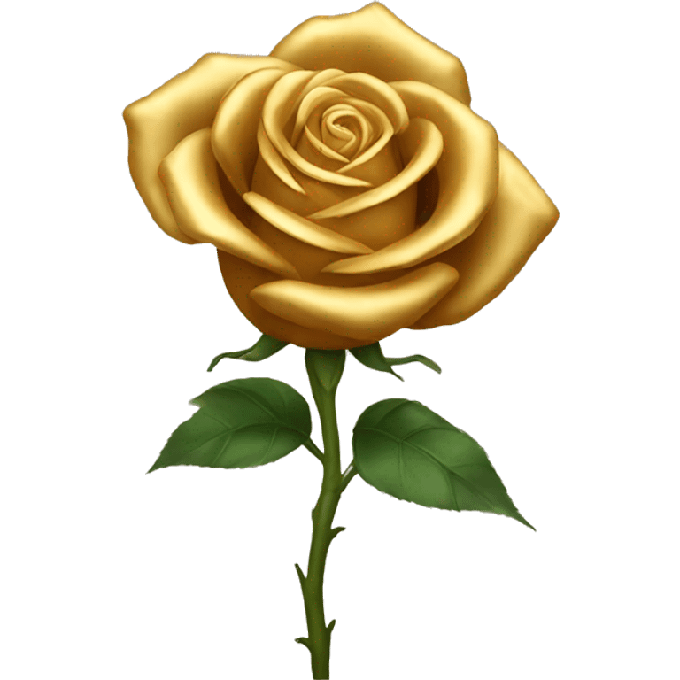 Golden rose emoji