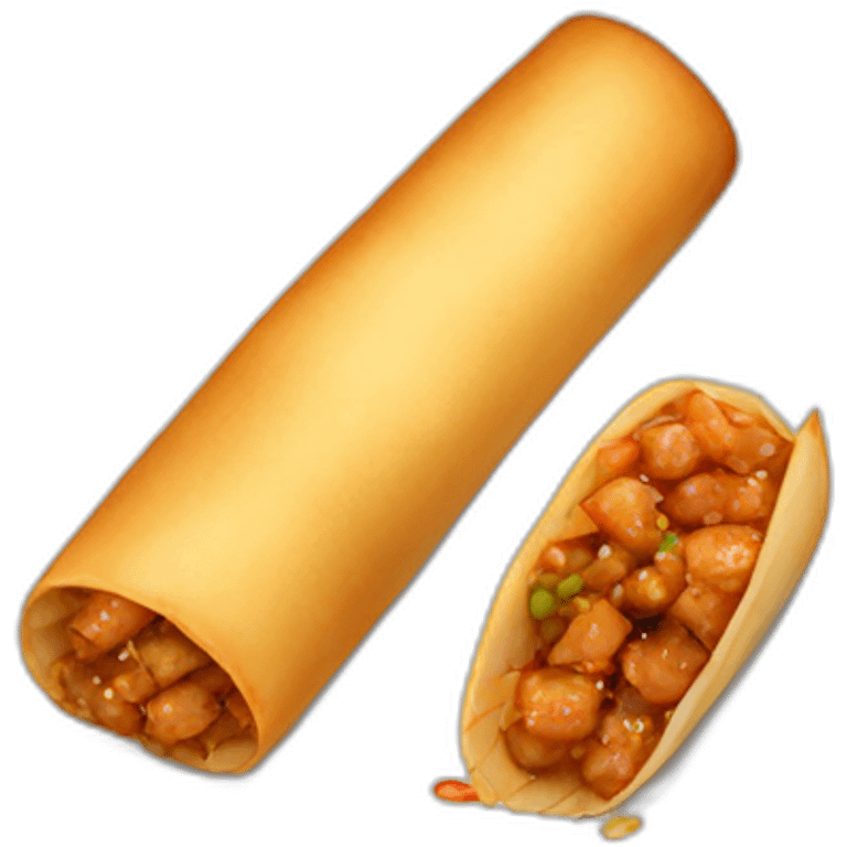 Lumpia shanghai emoji