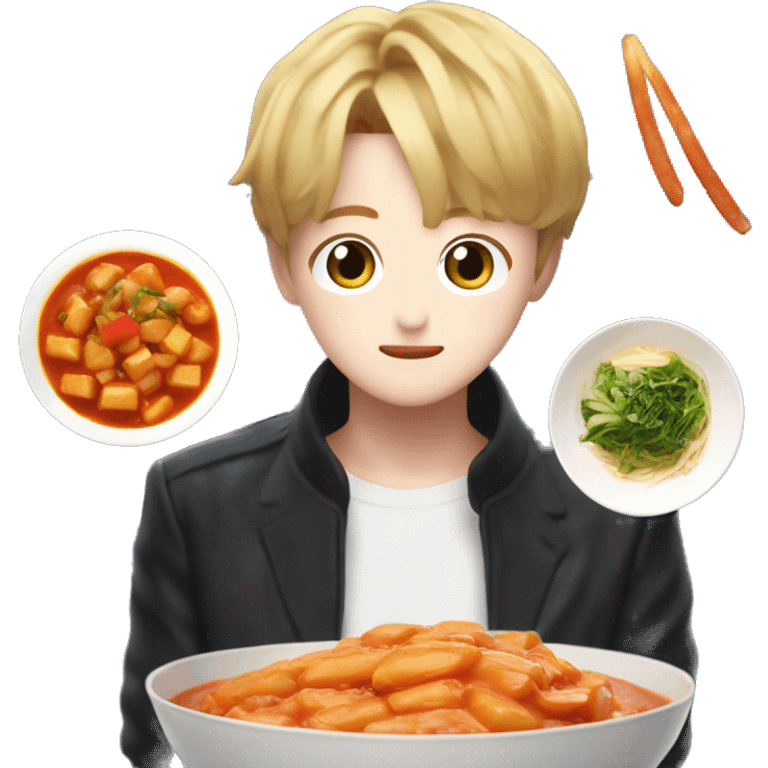 tteokbokki by Jungkook for Jimin emoji