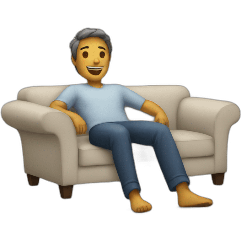 Relax Pearson on a sofa emoji