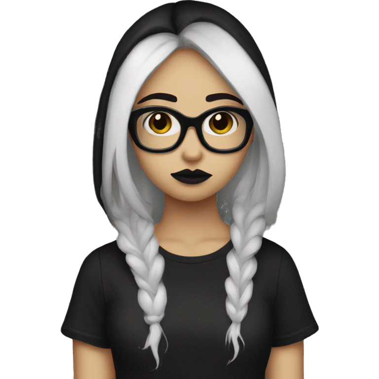 Sad+latina+goth-girl-dark-hair-with-glasses-black-tshirt emoji