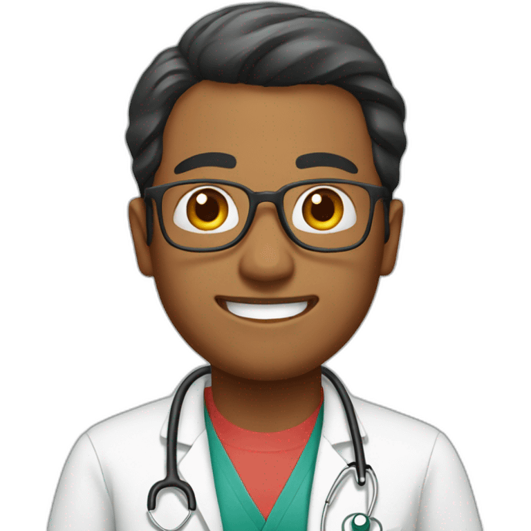 bangladeshi doctor guy white emoji