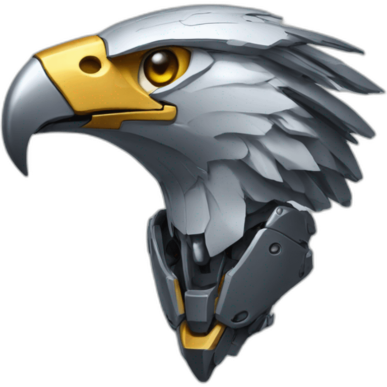 mecha eagle head emoji