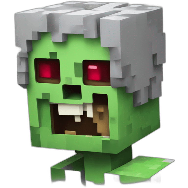 Minecraft zombie emoji