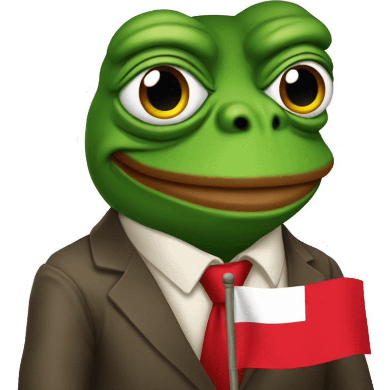 pepe with peruvian flag emoji