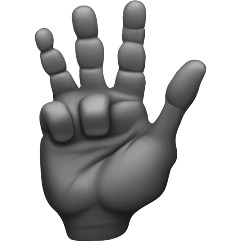 Rock hand from the side emoji