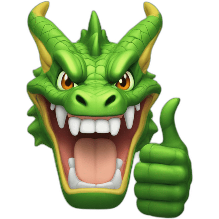 shenron thumbs up emoji