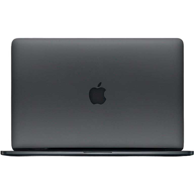 MacBook Pro in space black emoji