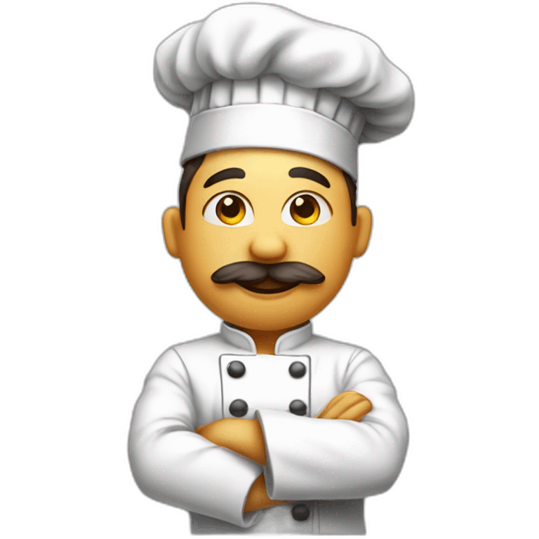 Chef flying kiss emoji