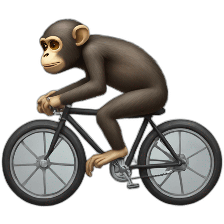 Dead monkey on a bike emoji