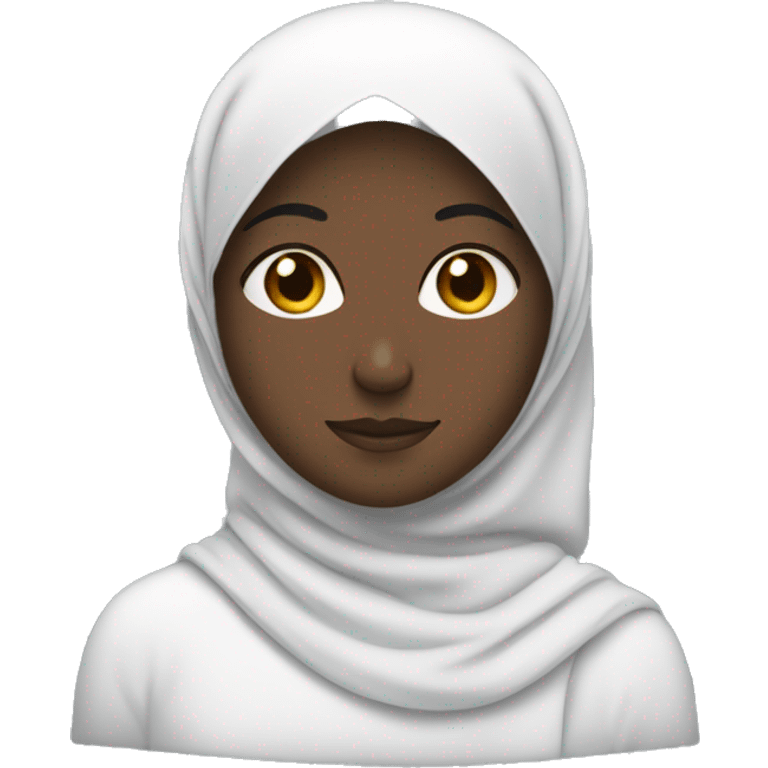 giving advice to someone black hijabi emoji