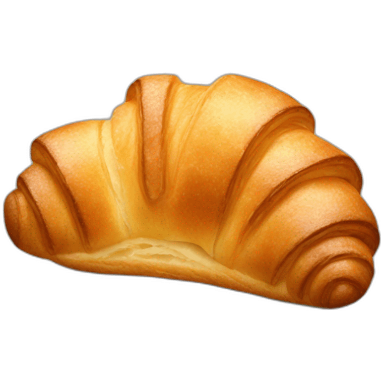 nibbling croissant emoji