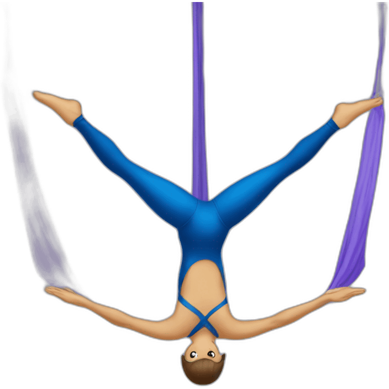 Aerial silks emoji