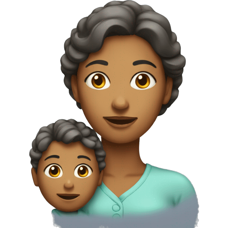 Mother with child  emoji