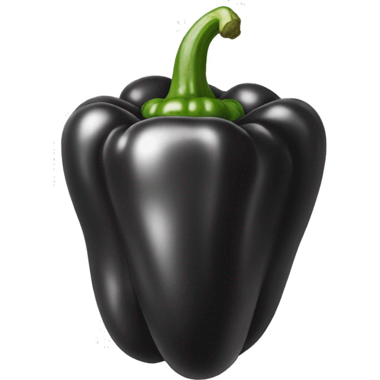 peppers (black and white) emoji