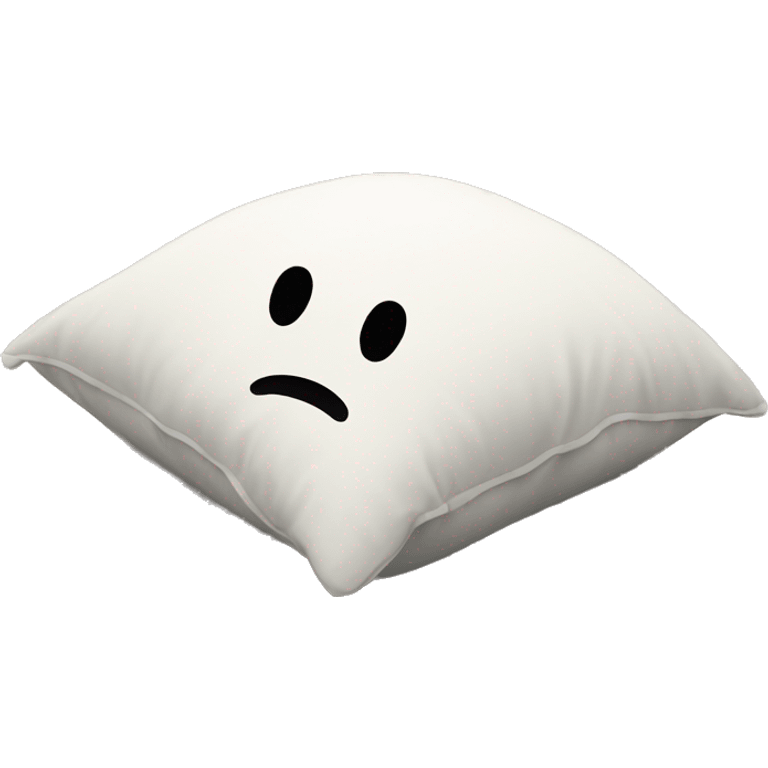 cartoon head buried in pillow emoji