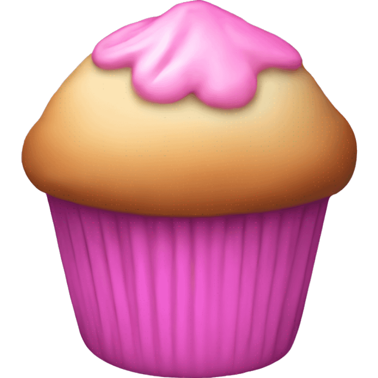 vanilla muffin pink emoji