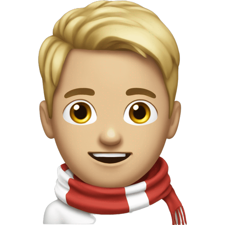 Football fun with scarf emoji