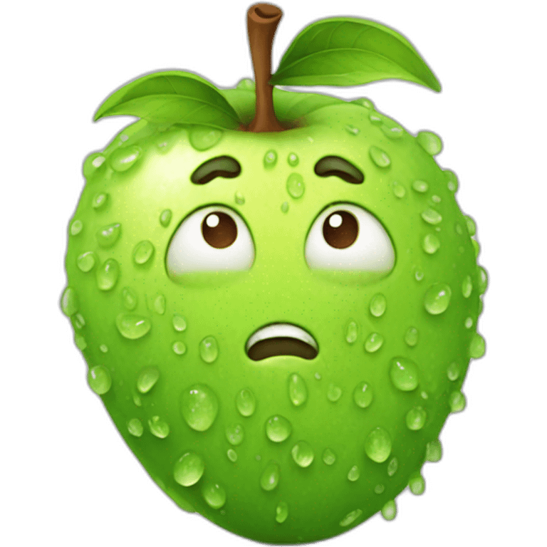 fruit sweating sport emoji