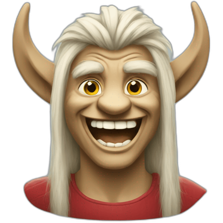 Norwegian positive Troll emoji