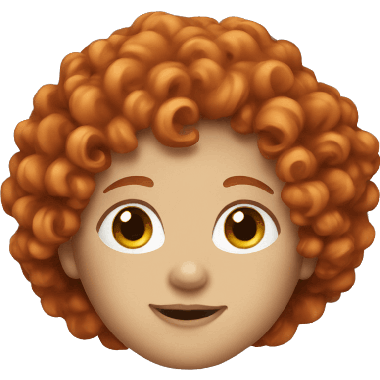 red hair curly emoji