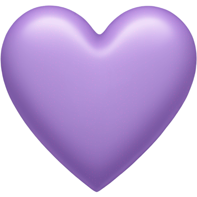 Pastel purple heart  emoji