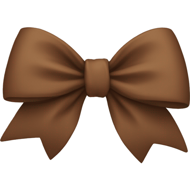 brown bow emoji