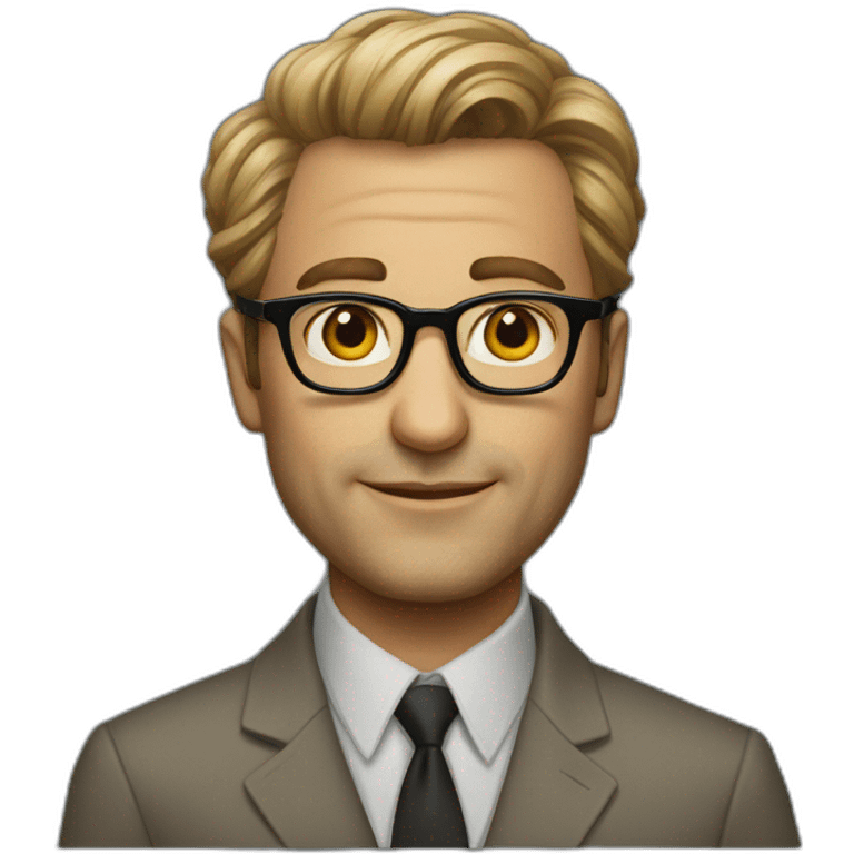 Douglas Leonard with glasses emoji