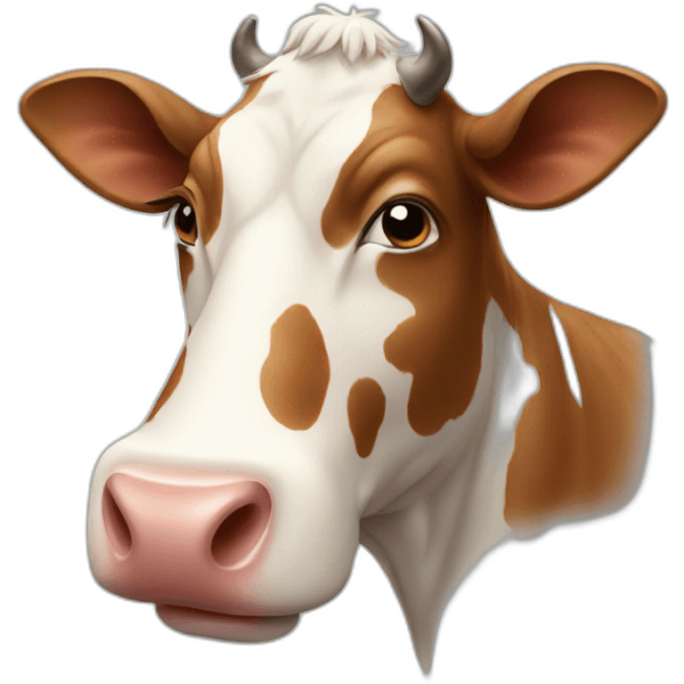 Cow with a nose ring  emoji