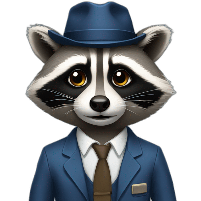 professional raccoon emoji