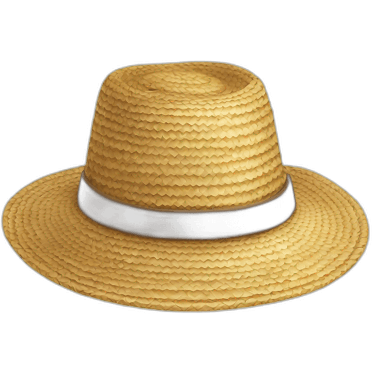 Straw hat emoji