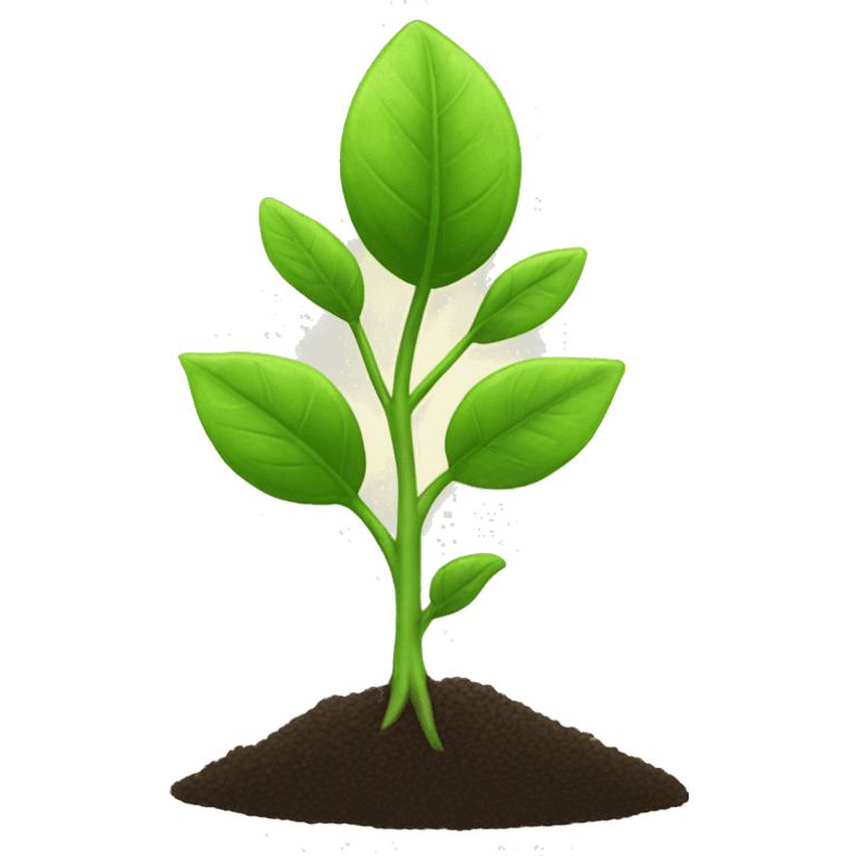 growing plant from seed emoji