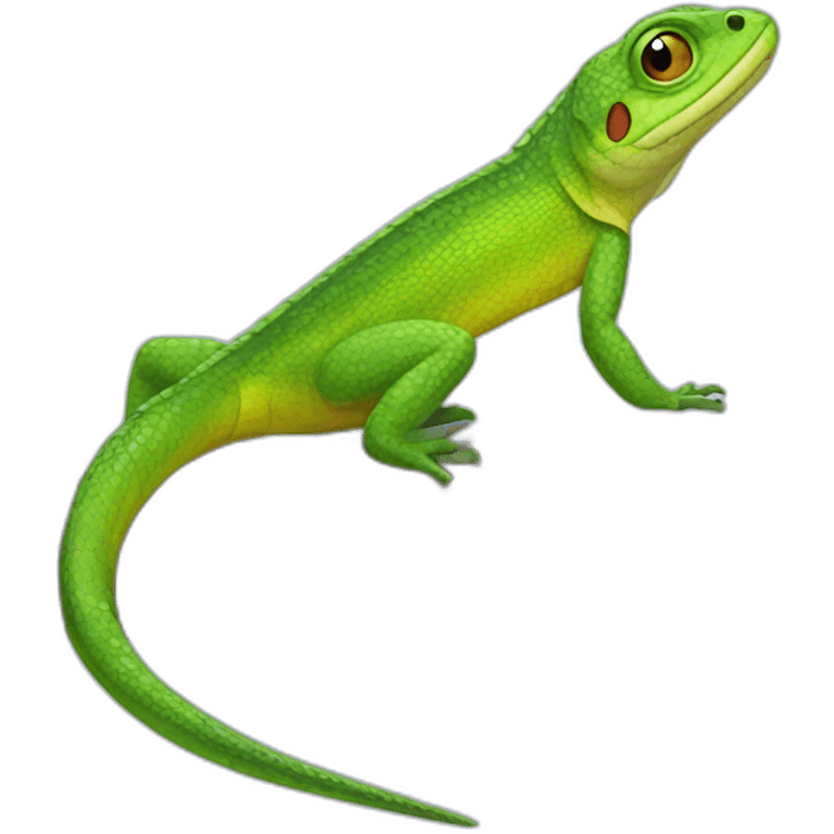 lezard in winter emoji