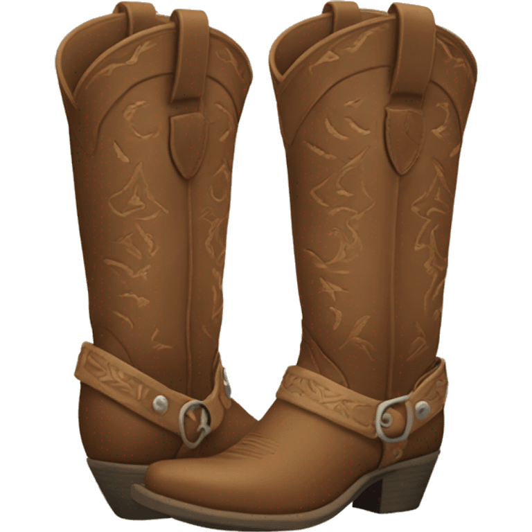 coastal cowgirl boots emoji