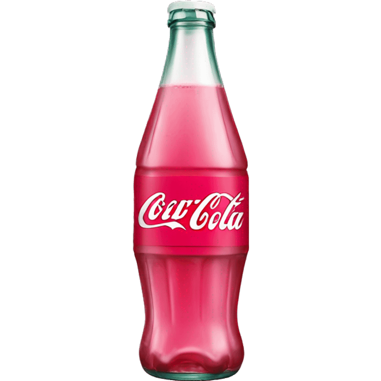 pink coca cola bottle emoji