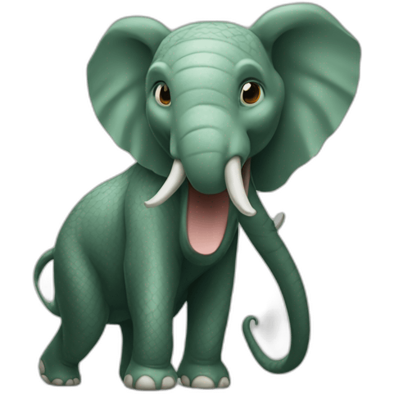 Éléphant serpent emoji