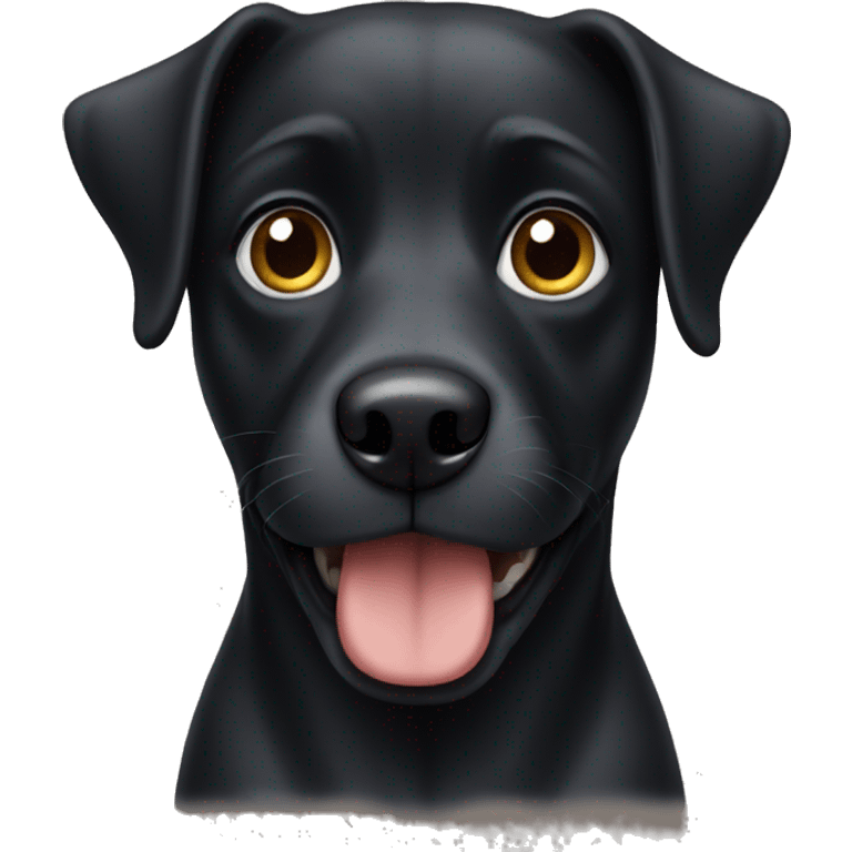 Black dog emoji