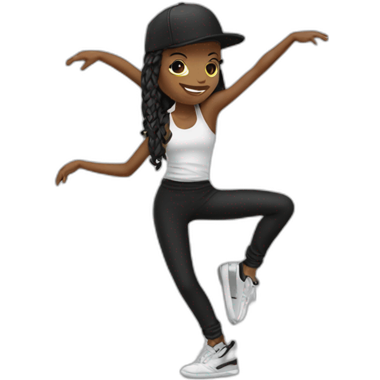 dancer hip hop emoji