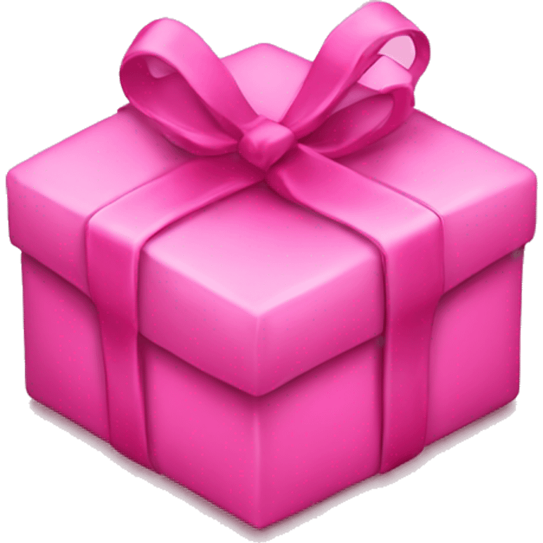 Pink present emoji