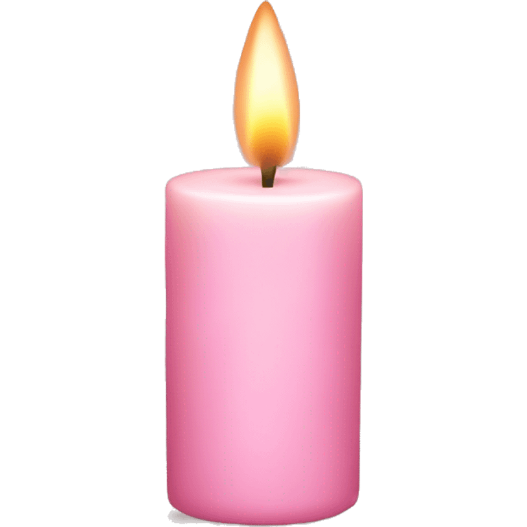 light pink candle emoji