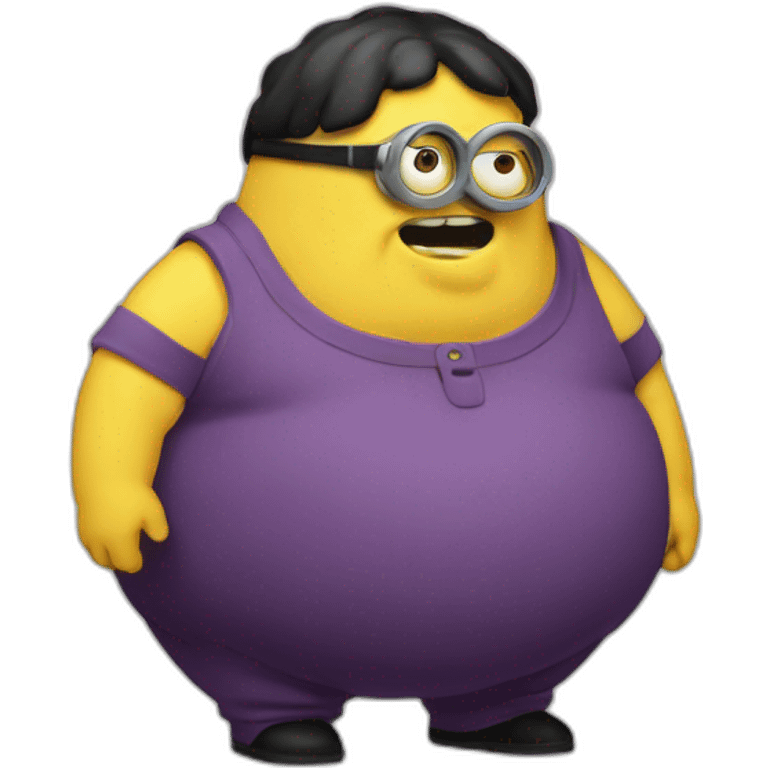 cursed fat minion family friendly emoji