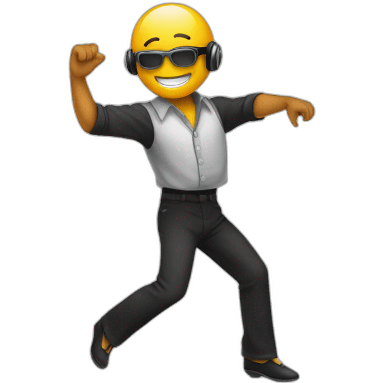 Dancing discobal emoji