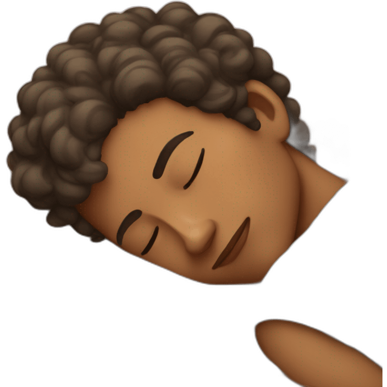 sleeping young man emoji