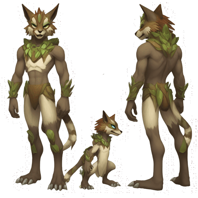 Anthro Bagbean-Vernid-WickerBeast-Protogen-Synth-Primagen-Fakémon Full Body emoji