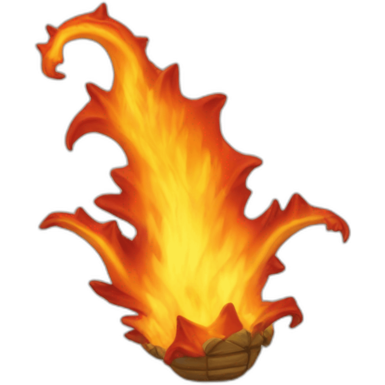 Dracaufeu qui rigole emoji